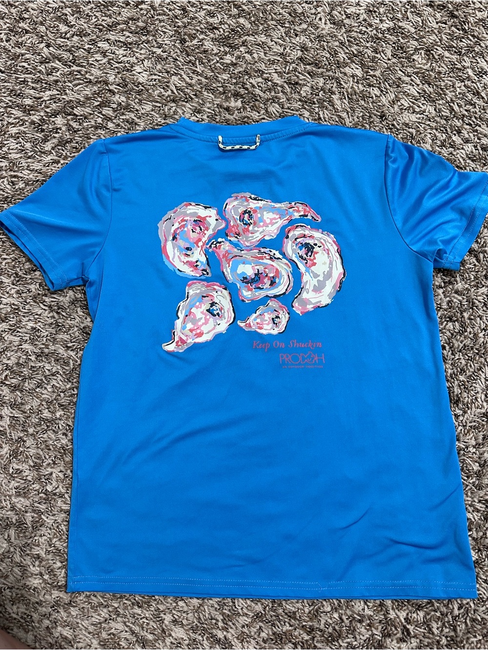 Prodoh Blue Short-Sleeve Tee with Oyster Graphic